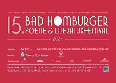 15. Bad Homburger Poesie & LiteraturFestival