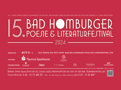 15. Bad Homburger Poesie- und LiteraturFestival